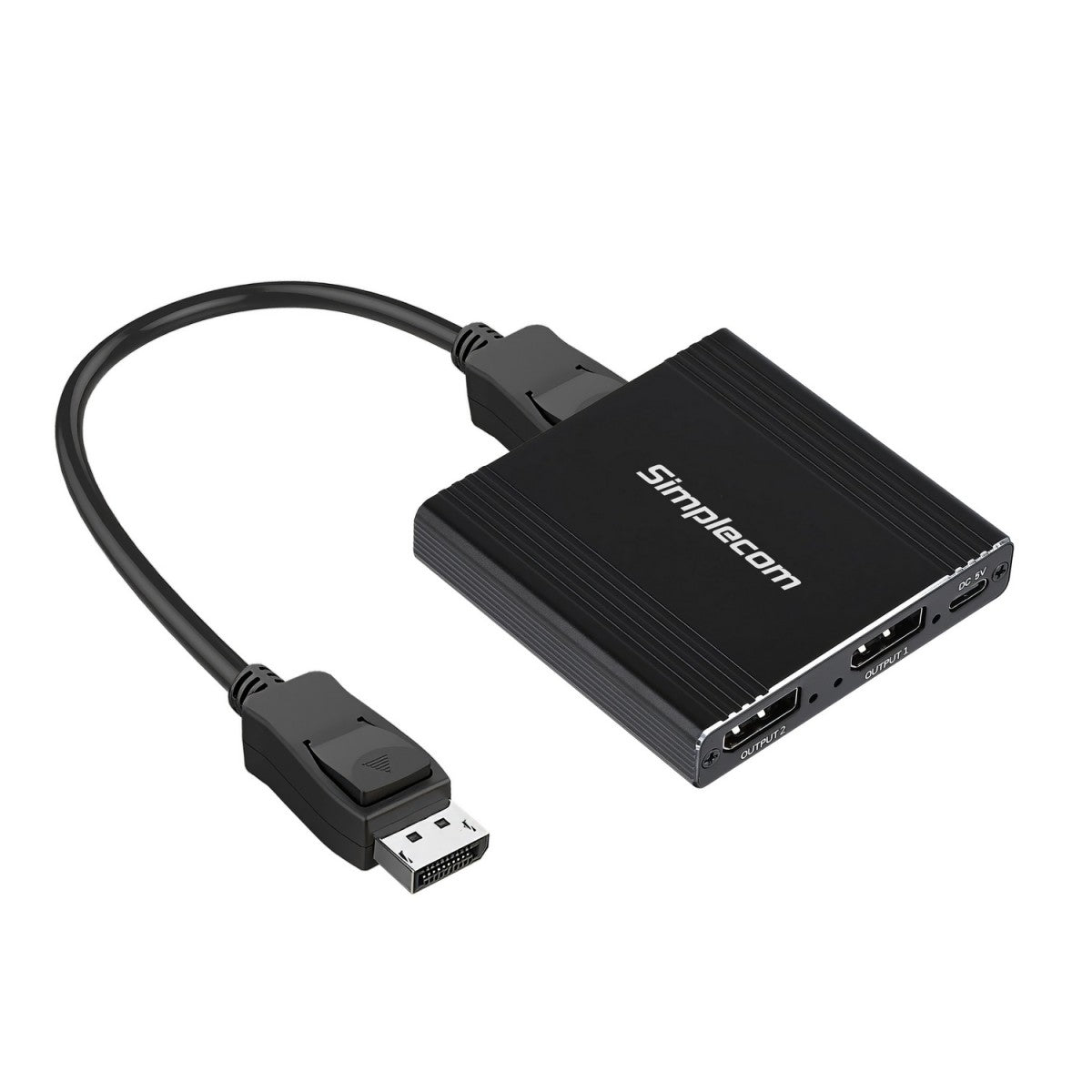 Simplecom CM214 DisplayPort Splitter 1 IN 2 OUT MST Hub for Dual Extended Screens 4K DP 1.4 Simplecom CM214 DisplayPort Splitter 1 IN 2 OUT MST Hub for Dual Extended Screens 4K DP 1.4